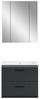 Badezimmer-Set >Ice< in Nox Oak / Schwarz - 60x185x46cm (BxHxT) Bild 4