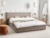 Wasserbett Kunstleinen LESTRE 180 x 200 cm Taupe Bild 2