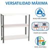 Simonrack Schwerlastregal, Lagerregal, 100 x 110 x 50 Metallregal, Kellerregal, Biegestelle 90 kg, 3 Fachböden, Anthrazit/Weiss - Comfort Bild 5