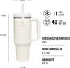 Stanley Thermobecher Quencher - 1.2 L Cream Tonal Bild 2
