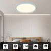 LQWELL® Deckenleuchte LED Deckenlampe, 1,6CM Ultradünn Rund Flach IP44 Wasserfest Badlampe 24W 4000K 2500LM Modern für Wohnzimmer Badezimmer Schlafzimmer Küche Balkon Keller Büro, 300 * 16mm Bild 2