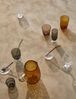 Broste Copenhagen HAMMERED Trinkglas amber 0,5 l (1 Stück) Bild 2