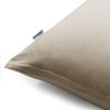 DecoKing 2 Kissenbezüge 50x50 cm Jersey Baumwolle Reißverschluss Cappuccino Amber Bild 2