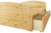 ERST-HOLZ Bett Funktionsbett 180 x 200 Kiefer 3 Bettkästen ohne Rost, Kieferfarblos lackiert Bild 5