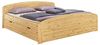 ERST-HOLZ Bett Funktionsbett 180 x 200 Kiefer 3 Bettkästen ohne Rost, Kieferfarblos lackiert Bild 4