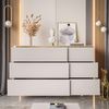 Lookway Kommode AURORA 6S in Kaschmir mit goldener Leiste, Breite: 138 cm Bild 4