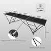 Tapeziertisch Alu Flohmarkttisch 300x60 cm Klapptisch klappbar mit Messskala Bild 3