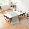 Metall-Klappbett Borjavle mit Matratze 200x90cm Schwarz [en. casa] Bild 3