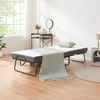 Metall-Klappbett Borjavle mit Matratze 200x90cm Schwarz [en. casa] Bild 2