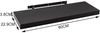 WOLTU Wandboard Wandregal CD DVD Regal Bücherregal Schweberegal Holz Board 80 x 22.9 x 3.8 cm schwarz für Büro, Wohnzimmer, Schlafzimmer, Küche RG9318sz Bild 3