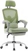 DUMOS Bürostuhl Ergonomisch - EIN Schreibtischstuhl mit Komfortarmlehnen, Ausgestattet mit Einer Bequemen Lendenwirbelstütze und Fußstütze, Office Chair Geeignet für Zuhause, Büro (Grün) Bild 4
