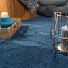 Paco Home Waschbarer Teppich Wohnzimmer Schlafzimmer Kurzflor rutschfest Flauschig Weich Moderne Einfarbige Muster, Grösse:200 cm Rund, Farbe:Navy-Blau Bild 3