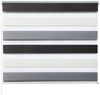 WOLTU Doppelrollo Weiss+Grau+Anthrazit 70x220 cm Bild 2