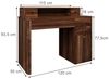 Schreibtisch Neria Eiche rustikal 120 x 50 cm Vicco Bild 3