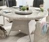 Destiny Garten-Essgruppe MALAGA LUNA, (Set, 7-tlg, 1 Tisch, 6 Sessel, 1x Drehteller), (Set,19-tlg, 6xSessel, 1 Tisch Ø 150x75 cm), Aluminium, Polyrattan Bild 5