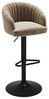 Vente-unique - DORALIZ Barhocker SamtStoff Beige - B 52 cm x H 105 cm87 cm x L 54 cm Bild 5