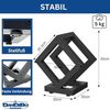 DanDiBo Kaminholzregal Innen Metall Schwarz Würfel Quadratisch 96606 Brennholzregal Holzaufbewahrung Kaminholzständer Feuerholzregal Bild 2
