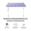 Klemmmarkise 250 cm Balkon Markise Sonnenschutz Terasse Fenstermarkise Creme Bild 3