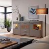 Sideboard Flensburg / Fun Plus II, Holzwerkstoff, Beige, Grau, Holzfarben, 170 x 94 x 42 cm Bild 2