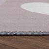 Paco Home Teppich Kinderzimmer Kinderteppich Spielteppich Kurzflor rutschfest Krone Herzen Punkte Sonne Regenbogen Buchstaben, Grösse:140x200 cm, Farbe:Beige Bild 3