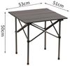 WS-Trend Campingtisch Klappbarer Camping Tisch 53×51×50 cm – faltbarer Outdoor Beistelltisch Bild 2