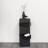 Spinder JOEY 7 Dresser: Minimalistischer Stahl-Schrank, Schwarz Bild 2