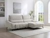 Vente-unique - ELOSIA Sofa Stoff Beige - B 175 cm x H 105 cm83 cm x L 270 cm Bild 5
