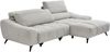 Vente-unique - ELOSIA Sofa Stoff Beige - B 175 cm x H 105 cm83 cm x L 270 cm Bild 4