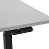Höhenverstellbarer Schreibtisch Elektrisch Hellgrau DESTINES Bild 5