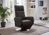 Cavadore TV-Sessel Cobra / Fernsehsessel mit Liegefunktion, Relaxfunktion / Stufenlos verstellbar / Ergonomie L / Belastbar bis 130 kg / 71 x 112 x 82 / Echtleder Mokka Bild 2