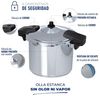 JATA OSR8 8 l Keramik Gas Halogen Induktion Versiegelte Platte Edelstahl 22 cm Edelstahl 1 2 mm Bild 5