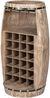 LebensWohnArt Weinregal Flaschenregal BOTELLA 97cm natur Weinfass Pienienholz Bild 3