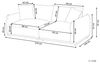 Sofa 3-Sitzer JUBEK Stoff Beige Bild 3