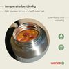 Wenco Lunchbox Thermobehälter für essen warmhalten to go 500ml, (1-tlg, Edelstahl), Essensbehälter für unterwegs, Lebensmittelsicher & BPA-frei Bild 5