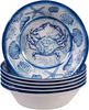 Certified International 89057 Oceanic 12-teiliges Melamin-Geschirr-Set, Service für 4 Personen, Mehrfarbig Bild 4