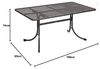 MWH Universal Tisch 160 x 90 cm Streckmetall Bild 3