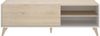 Dmora - Asinara TV-Schrank, niedriges Wohnzimmer-Sideboard, Wohnzimmer-Sideboard für Fernseher, 155 x 43 x 47 cm, Eiche und Weiß Bild 5