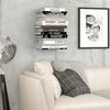 Wandregal Ghost Grau 12.5 x 9 cm 4er Set Vicco Bild 5