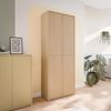 FORTE Schuhschrank Alice Springs, Schuhschrank, Höhe 191,9 cm, 4 Türen, viel Platz (B/H/T 74,5/191,9/34,9 cm) Stauraumschrank, Mehrzweckschrank, Breite 74,5 cm, mit 8 Böden Bild 2
