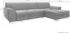 DOMO Collection Nika Eckcouch in L-Form, Sofa Eckgarnitur, Moderne Polsterecke, Ecksofa, grau, 277 x 156 x 78 cm Bild 2