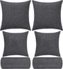 Selfitex Sofakissen 6-tlg. Kissen Set, 2x großes Kissen/2x kleines Kissen/2x Nackenrolle, (6er Set, 2x 60x80 cm, 2x 50x50 cm, 2x 19x65 cm), für Sofa, Couch, Bett oder als Polster jeglicher Art Bild 5