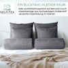 Selfitex Sofakissen 6-tlg. Kissen Set, 2x großes Kissen/2x kleines Kissen/2x Nackenrolle, (6er Set, 2x 60x80 cm, 2x 50x50 cm, 2x 19x65 cm), für Sofa, Couch, Bett oder als Polster jeglicher Art Bild 4