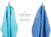 Betz Handtuch Set 10-TLG. Premium Farbe Hellblau & Türkis, Baumwolle (Set, 10-St) Bild 3