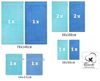 Betz Handtuch Set 10-TLG. Premium Farbe Hellblau & Türkis, Baumwolle (Set, 10-St) Bild 2