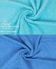 Betz Handtuch Set 10-TLG. Premium Farbe Hellblau & Türkis, Baumwolle (Set, 10-St) Bild 4