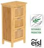 EISL Badezimmerschrank mit 3 Schubladen Bambus 30x42x82 cm 438812 Bild 4