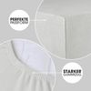 CelinaTex Jersey Spannbettlaken Lucina 200x200-200x220 cm Silber grau 100% Baumwolle gekämmt bis 26cm Matratzenhöhe Oeko-TEX Bild 4