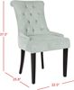 SAFAVIEH Set of 2 Modern Upholstered Chairs, in Black Bild 3