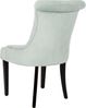 SAFAVIEH Set of 2 Modern Upholstered Chairs, in Black Bild 5