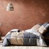 Fleuresse Lech Edelflanell Bettwäsche 200x220 Karo karamell grau sand 604386-07 Bild 2